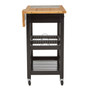 Wide Kitchen Trolley with Granite Top