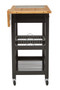 Harlow Glenn Wide Kitchen Trolley with Granite Top