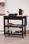 Harlow Glenn Wide Kitchen Trolley with Granite Top
