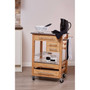 Bamboo Four Drawer Kitchen Trolley