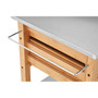 Bamboo Four Drawer Kitchen Trolley