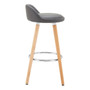 Normann Grey Bar Stool