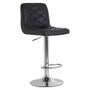 Tara Grey Faux Leather Bar Chair