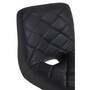 Tara Grey Faux Leather Bar Chair