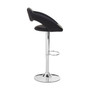 Taylor Black Faux Leather Bar Chair