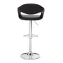 Taylor Black Faux Leather Bar Chair
