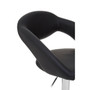 Taylor Black Faux Leather Bar Chair