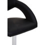 Taylor Black Faux Leather Bar Chair
