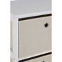 Lindo 2 Natural Fabric Drawers Cabinet