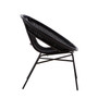 Lagom Rattan / Iron Black Chair