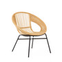Lagom Rattan / Black Iron Chair