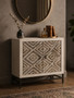 Lombok Rustic Chevron 2 Door Cabinet
