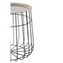 Templar Silver / Black Wire Detail Side Table