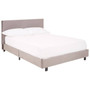 Napoli Bed In Box in Brushed Steel Velvet