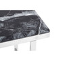 Ackley Console Table with Black Marble Top