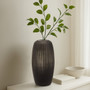 Hessa Small Dark Grey Glass Vase