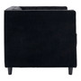 Farah Black Velvet Chair