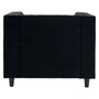 Farah Black Velvet Chair