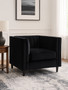 Farah Black Velvet Chair