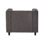 Farah Grey Velvet Chair