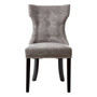 Daxton Grey Faux Leather Dining Chair