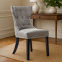 Daxton Grey Leather Effect Dining Chair