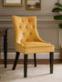 Daxton Ochre Velvet Dining Chair
