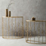 Faiza Set of 2 Art Deco Console Tables