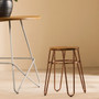 District Rose Gold Hairpin Stool