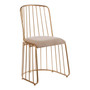 Lexi Chair with White Linen Seat