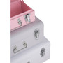 Set of 3 Assorted Colors Storage Trunks Set of 3 Assorted Colors Storage Trunks