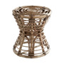 Maka Grey Rattan Stool