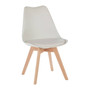 Stockholm White Chair with Cushion