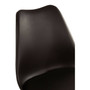 Stockholm Black Chair with Cushion