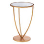 Marcia Mirror Top / Gold Frame Side Table