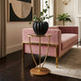 Marcia Mirror Top And Gold Frame Side Table