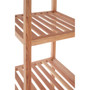 3 Tier Walnut Wood Bathroom Shelf Unit