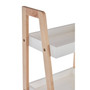 4 Tier Birch Wood Bathroom Shelf