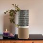 Jada Large Striped Vase