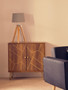 Hadson Tripod Table Lamp with Light Wood Base