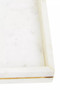 Sena White Marble Gold Inlay Tray