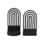 Rubi Set of 2 Black Bookends