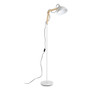 Blair White Wood / Metal Floor Lamp