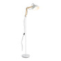 Blair White Wood / Metal Floor Lamp