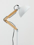 Blair White Wood And Metal Floor Lamp