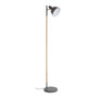 Bryant Grey Wood / Metal Floor Lamp