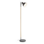 Bryant Grey Wood / Metal Floor Lamp