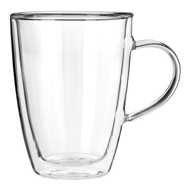 Amari Double Wall Glass Mug 330ml-Premier Housewares