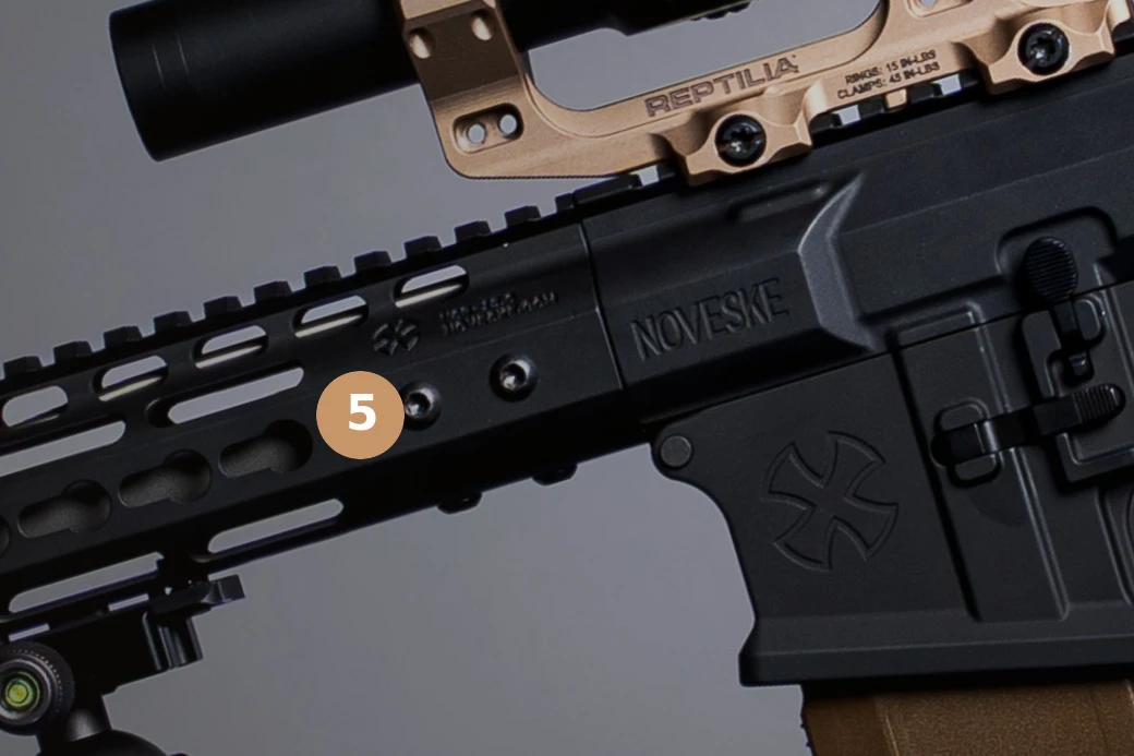 Noveske NSR-15 handguard and receiver