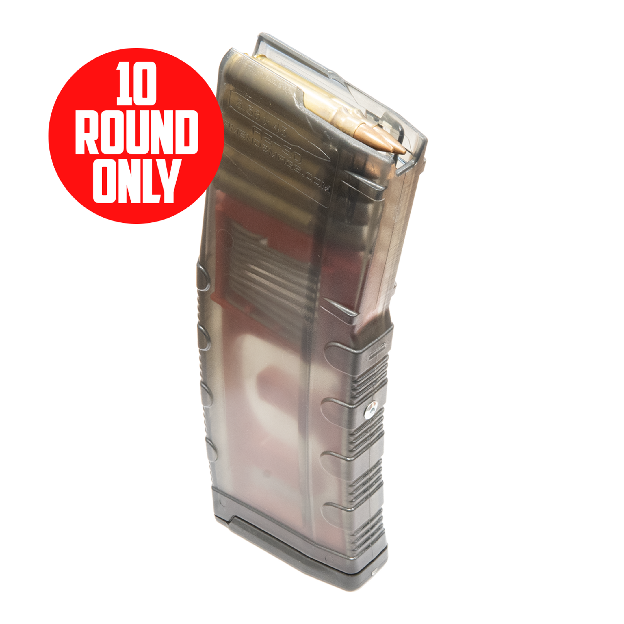 Amend2® AR-15 5.56/.223 10-Round Translucent Smoke Magazine Mod-C Model